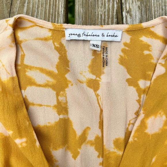 Young, fabulous & broke ⎮ Tie-dye high low dress - Picture 6 of 7